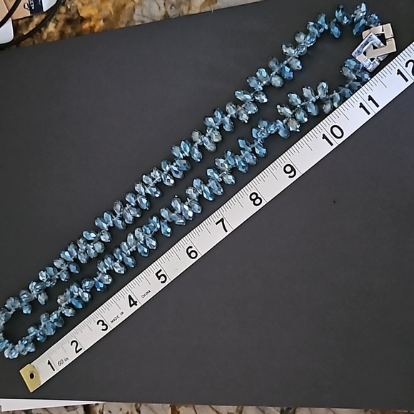 Crystal Blue Necklace - Picture 3 of 3